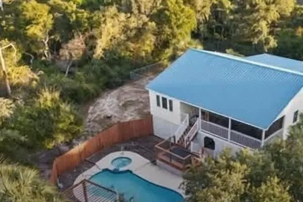 Golf Cart Private Pool Bay And Access Pet Friendly Holiday home St. George Island